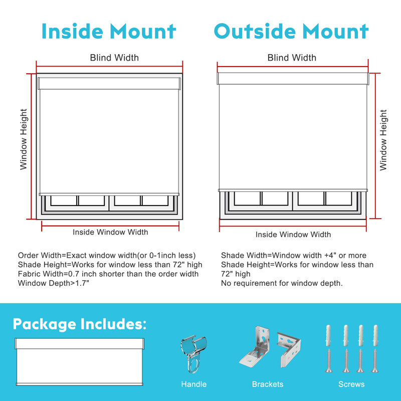  100% Blackout Roller Shades, Free-Stop Cordless Roller Blinds for Windows, Thermal Insulated Linen Fabric Window Shades UV Protection for Home, Door, Grey, 35"W x 72"H