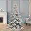 7.5' Lighted Artificial Fir Christmas Tree