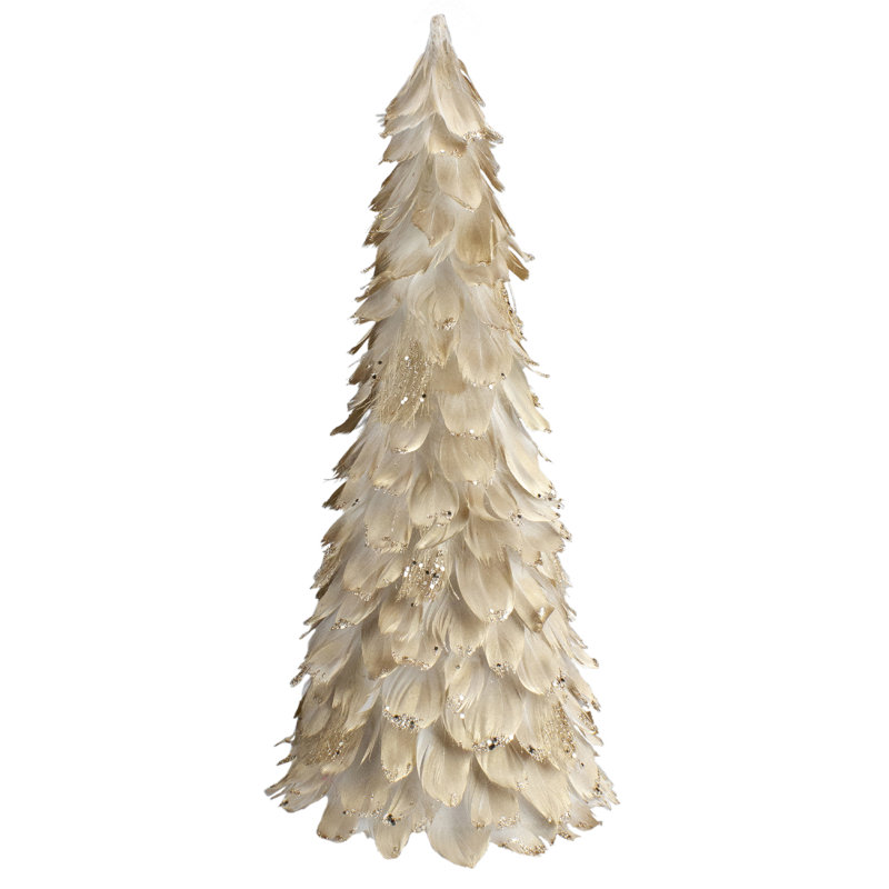 Arbre de Noël Feather Cone, H 18 po x l 8 po x P 8 po