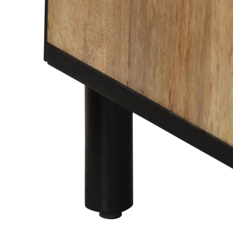  Armoire latérale en bois de manguier naturel moyen, 2