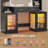 Makeup Vanity With Mirror & Lights, Rgb Cabinets, Vanity Desk With 2 Glass Top Drawers & Power Outlet, For Teen -44694328