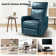Gemius Faux Leather Manual Swivel Recliner