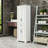 Bathroom Storage Cabinet with 1 Drawer, 4 Doors and Adjustable Shelves