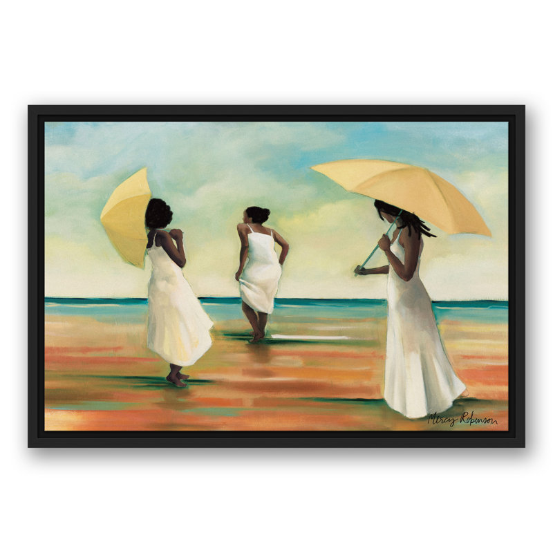 «Umbrella Mesdames», reproduction sur toile, H 17,75 po x l 25,75 po x P 1,75 po