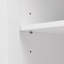 Armoire de rangement avec deux portes pour la salle de bain-708409886