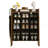 42.5" Tall Rattan Shoe Cabinet With Doors, 6-Tier Shoe Storage Cabinet With Adjustable Shelves, Wooden Freestanding Shoe Organizer Shoe Cabinet For Entryway,Hallway,Living Room-1766811384