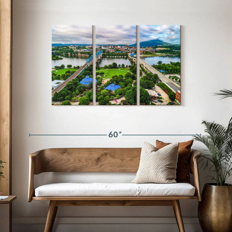 Chattanooga, Tennessee, H 28 po x l 45 po