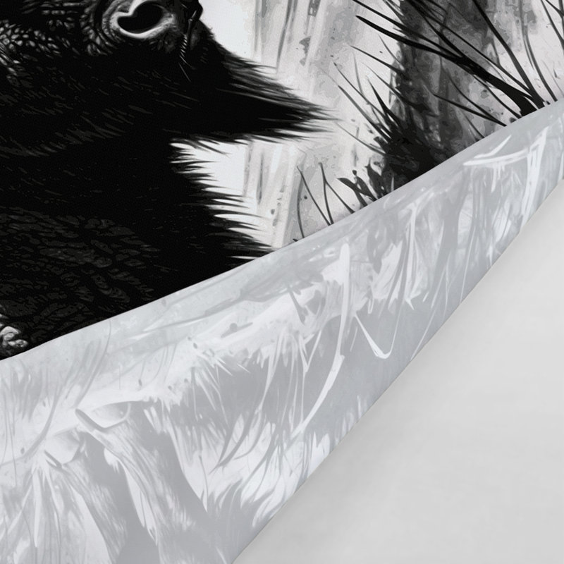 Tapisserie murale Wildlife Bison, 68 po x 80 po