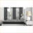 Mattresses, 8'' Full Hybrid Pocket Coil Mattress with Certi-PUR US Certified Layers | Foam+Spring | Black+ Gray-2054975332