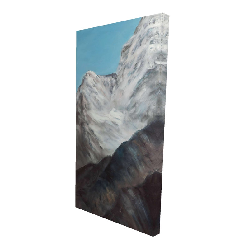 Art emblématique de l'Himalaya, paysages bruns