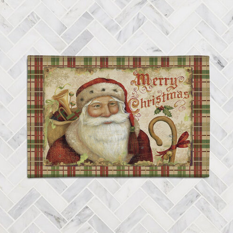 Tapis décoratif Santa Santa I, Rectangle de 2 pi x 3 pi