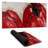 Two red tulips - 15.75"x31.50" Desk mat