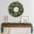 30 " Pre-Lit Handmade Mixed Greenery Wreath