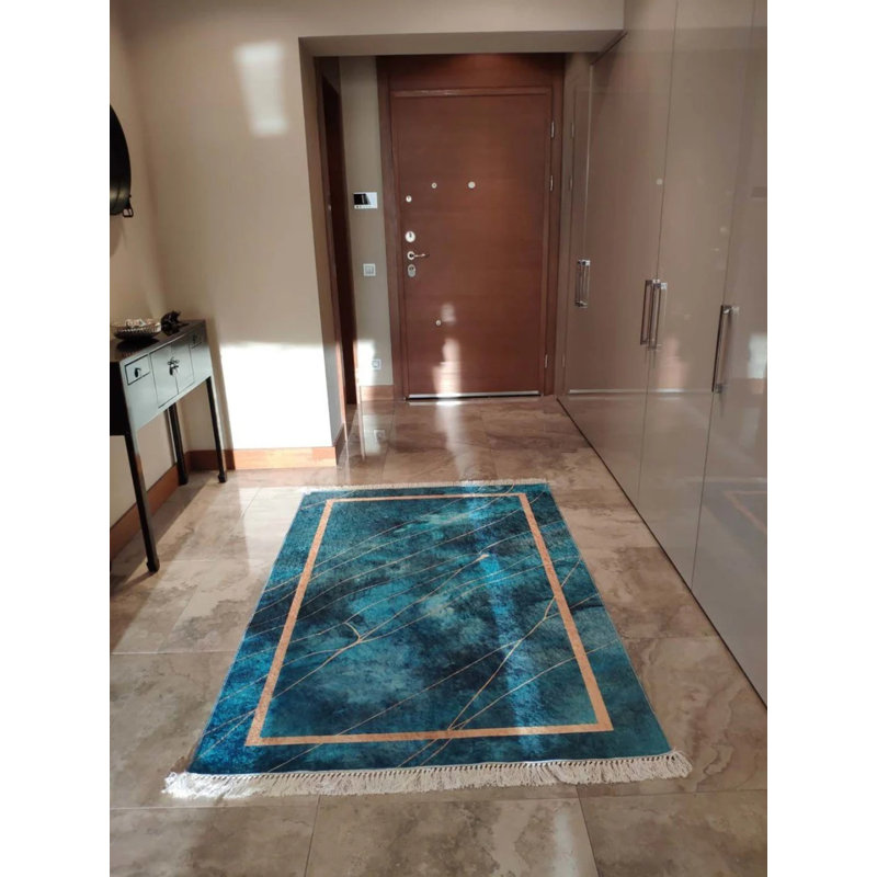 Tapis Masanao avec envers antidérapant, Tapis de couloir 3 pi 3 po x 9 pi 10 po