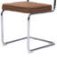 Chaise d'appoint en porte-à-faux rembourrée Crumley-335430078-321937467