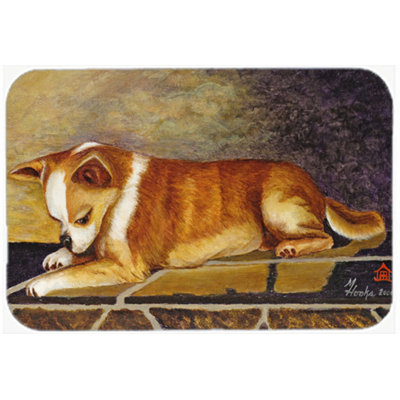 Winston Porter Chihuahua I See Me Glass Cutting Board