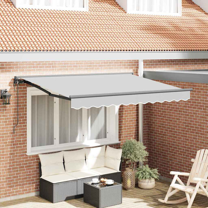 Awning Frame Metal, 300cm W x 200cm D, Black