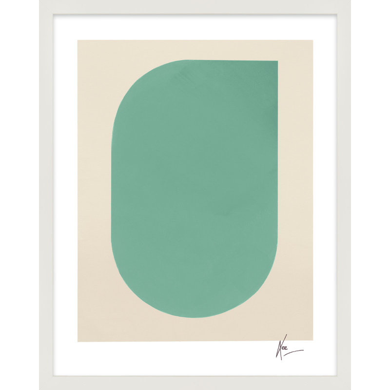 Keyhole 5 Painting by Lee Lessem, 20" H x 16" W, White