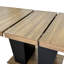 Table de salle à manger extensible pour 4 à 10 personnes, table de salle à manger en bois avec base à piédestal double robuste et grande table extensible moderne