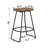 Abreu Swivel Counter Stool with Steel Frame-764602897