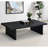 Caroline Black Rectangular Engineered Laminate Coffee Table