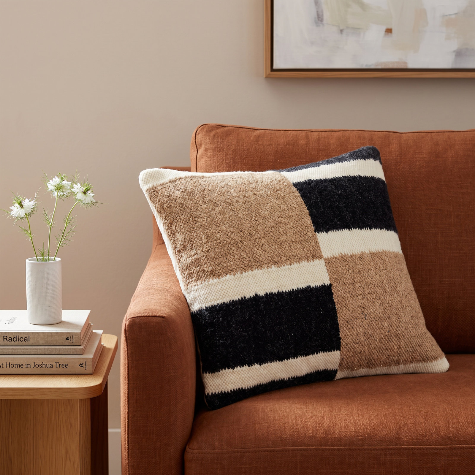 Osmund Pillow Cover, 20"H x 20"W, Polyester
