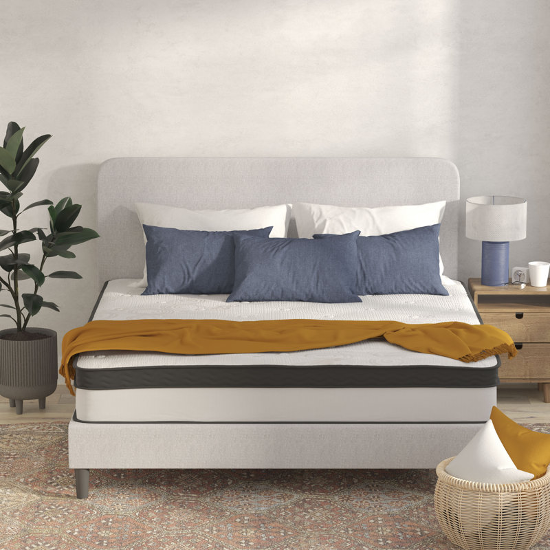 Matelas hybride à ressorts mi-ferme Marcum, Très grand