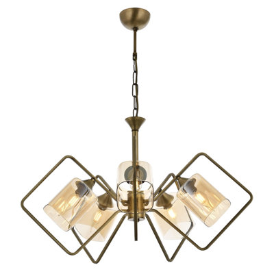 Lustre unique à 6 lumières