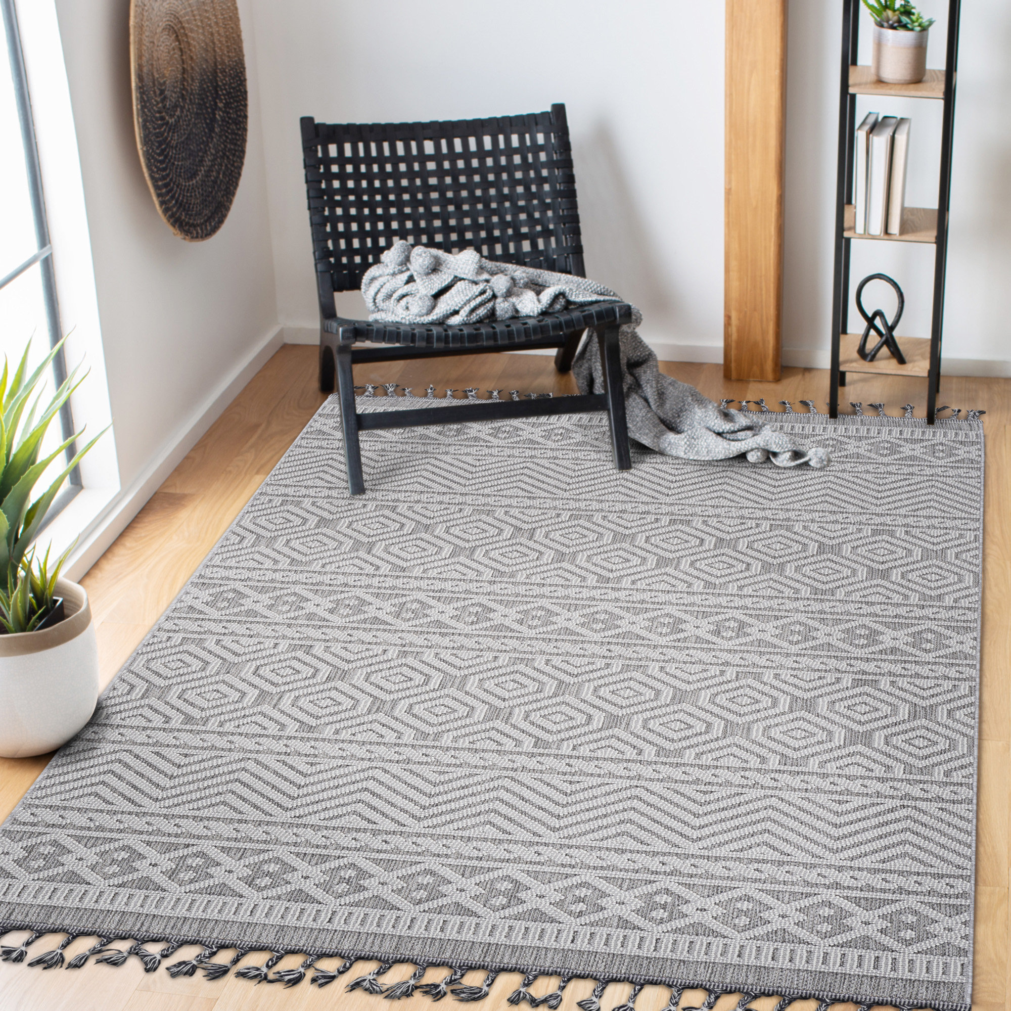 Dakota Fields Collection 4X6 Indoor/Outdoor Area Rug | Wayfair