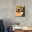 Toile épique «Gold Geometric Bear 1» par Alonzo Saunders, 20 po x 24 po-1296915850