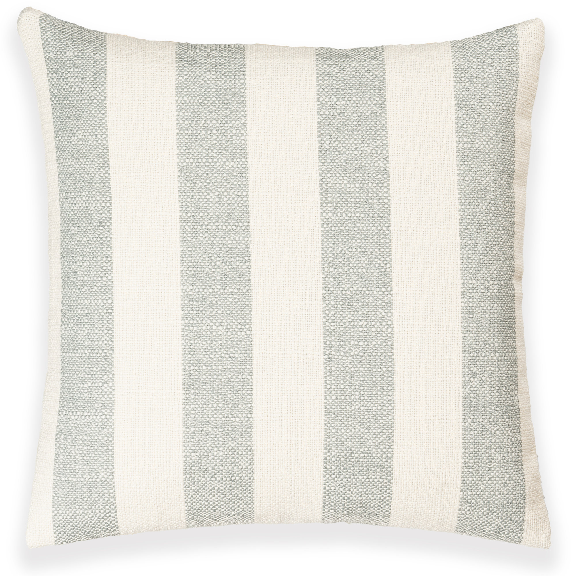 Birch Lane Harding Throw Pillow Throw, Feather, Sky Blue Striped, Square 18"