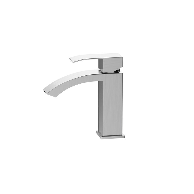 Bathroom Faucet - Stain- Surface, 10.24" Package Depth, Brushed Nickel Stain Finish, 2.36" Height,, Brushed Nickel