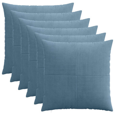 Blue Square Cushion Cover