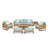 Tullio 5 - Person Patio Conversation Set with Sunbrella® Cushions-1717164069