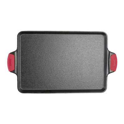15.5"X10.5" Cast Ironbaking Pan W/Grip
