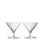 Elegance 0.318ml Crystal Martini Glass Set