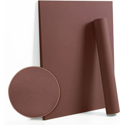 Papier peint auto-adhésif 236 po x 17,7 po avec papier peint autocollant rouge moderne et amovible pour les locataires (236 po x 17,7 po, rouge bordeaux)