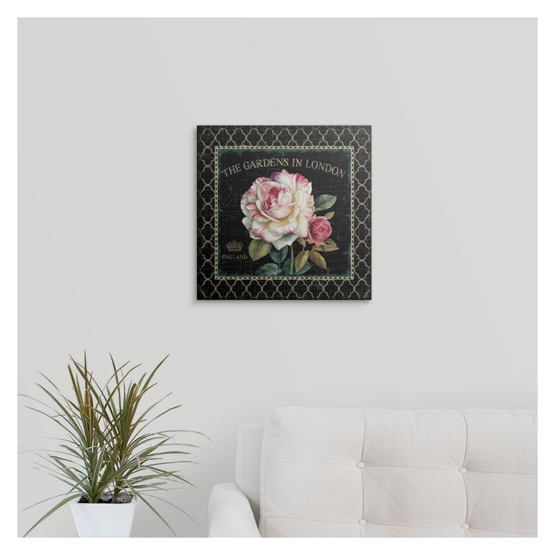« jardin view vii » par lisa audit, impression, H 16 po x l 16 po x P 1,5 po, Toile