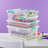 Sterilite Medium Clip Box Clear Home Storage Tote Container with Lid-99476630-99476626