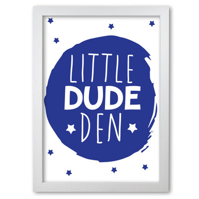Little Dude Den Circle - Print