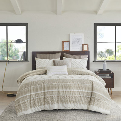 Ensemble de housse de couette en coton 3 pièces King / Cal King