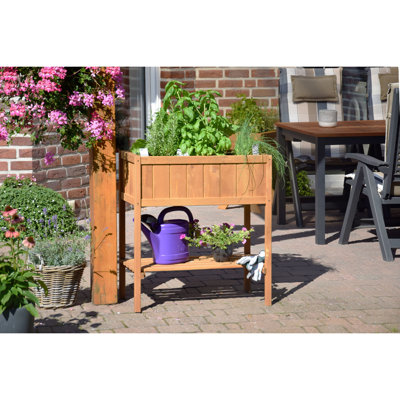 Aalap Wood Raised Garden Bed
