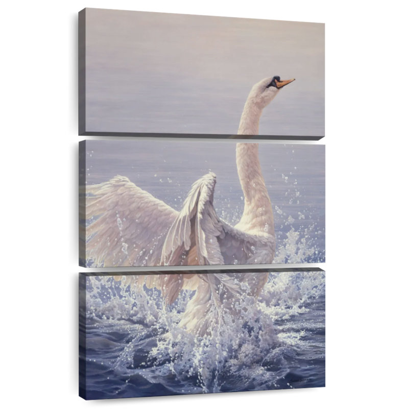 Brampt Bathing Mute Swan, 38" H x 24" W