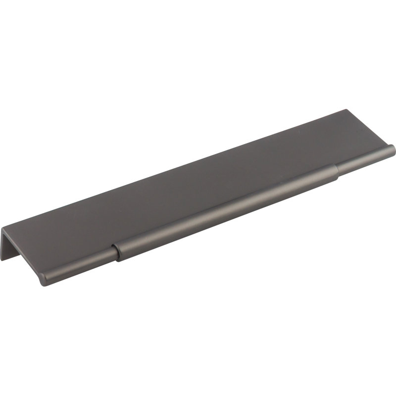 Crestview Finger Pull, Ash Gray, 6" Center to Center