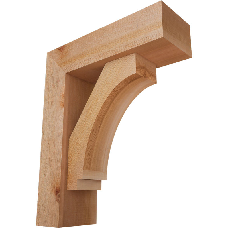 Support de bloc impérial avec entretoise décalée, 22 X 18, Cèdre rouge occidental de l 6 po (scié brut)