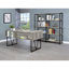 Bibliothèque Driftwood et double largeur
