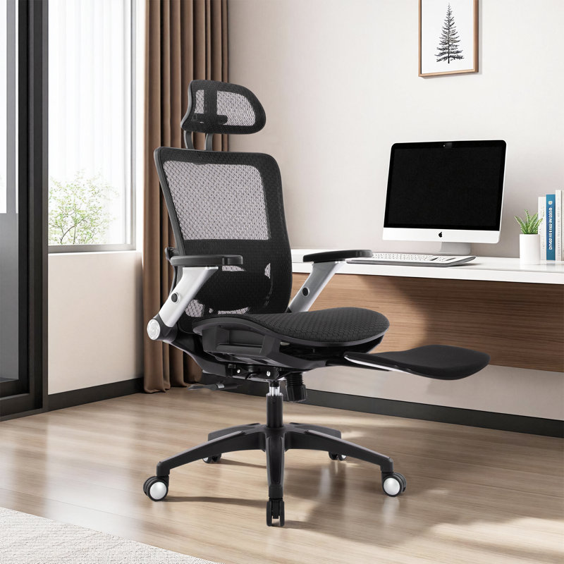 Fauteuil de bureau Ergo Mesh, Noir, noir, noir, noir, Noir, noir, noir, noir