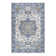 Machine Washable Non-Slip Oriental Blue/Beige Area Rug