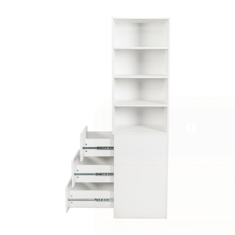 Armoire de rangement H 70,87 ", Blanc