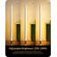 114cm Chrome LED Column Floor Lamp